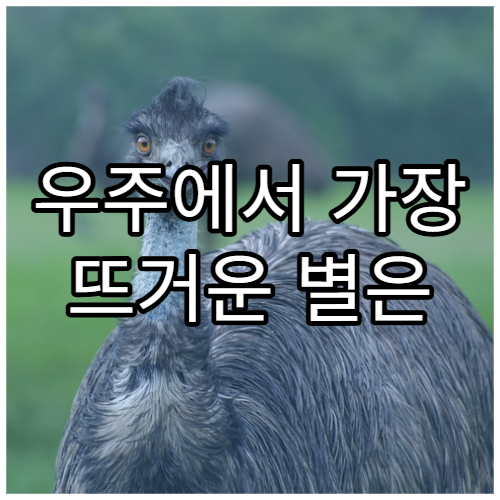 우주에서 가장 뜨거운 별은 어떤 별일까?