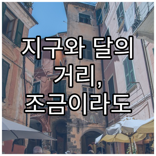 지구와 달의 거리, 조금이라도 변하면 어떤 일이?