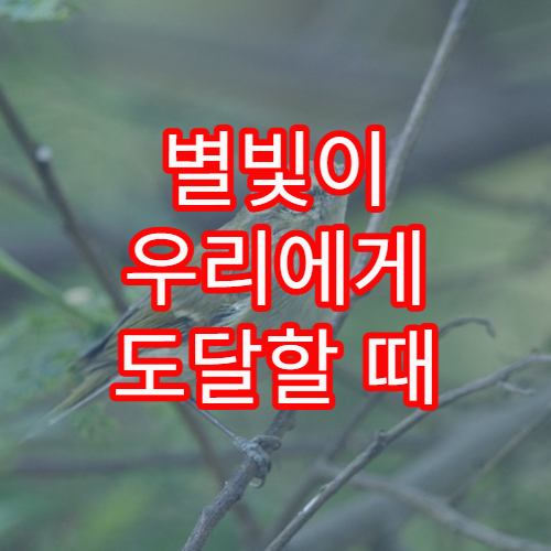 별빛이 우리에게 도달할 때 왜 변할까?
