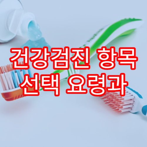 건강검진 항목 선택 요령과 추가 비용 절약 전략 안내